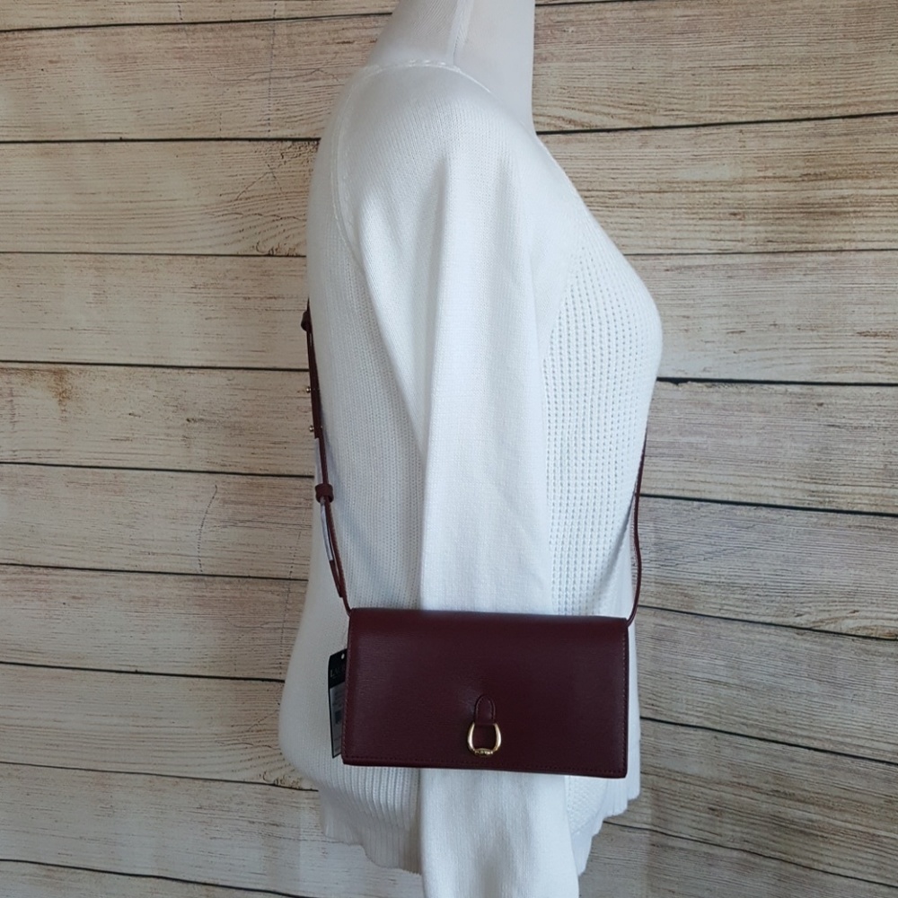 New Ralph Lauren Bennington Wallet/Crossbody - Picture 4 of 8